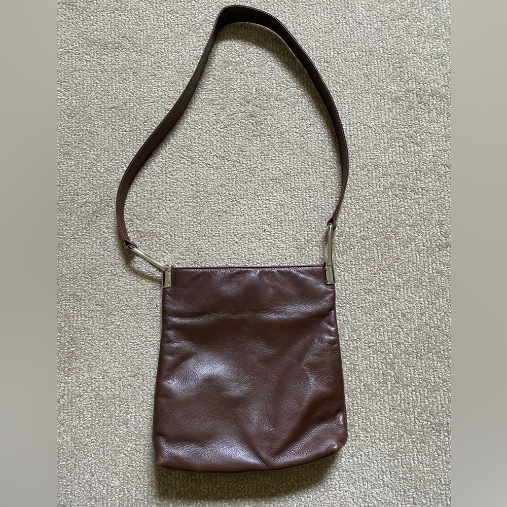 DKNY brown leather purse